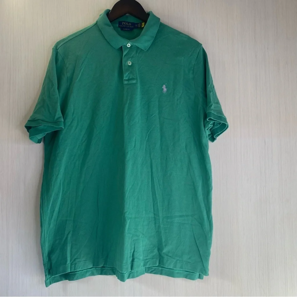 Polo Ralph Lauren Men’s Polo Shirt Classic Fit Knit Short Sleeve Purple Pony XL